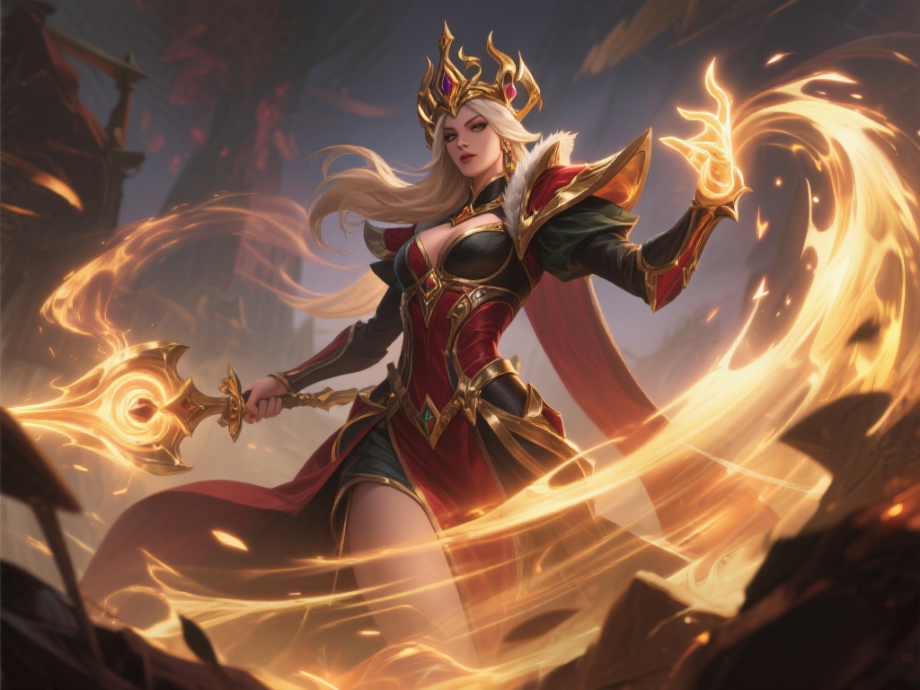 此外，女王的技能设定也极具吸引力。她的技能往往兼具