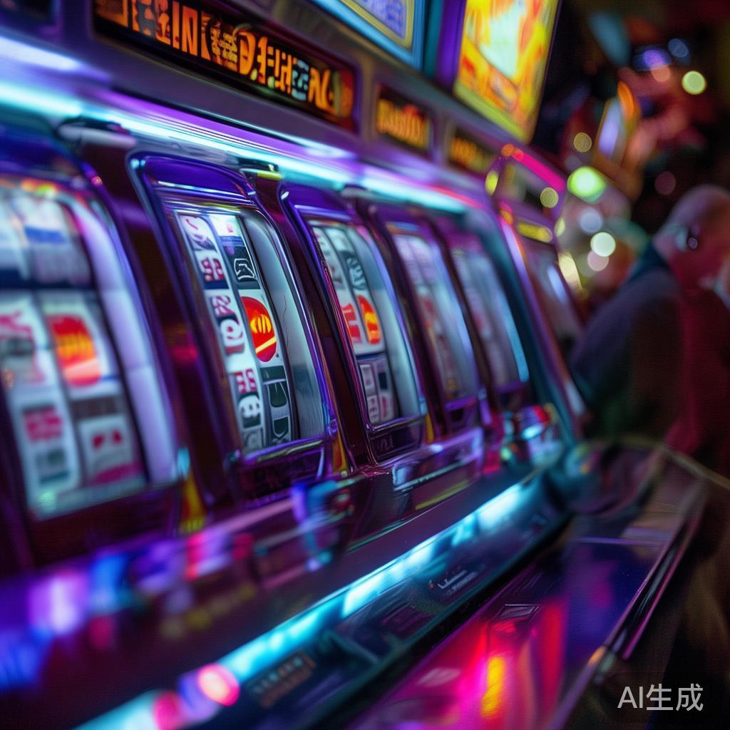 以一款经典老虎机为例，其基础中奖概率经过计算为5%